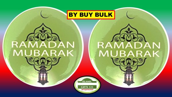 Green Ramadan Button Pins for Stylish Festive Accessories - Image 3