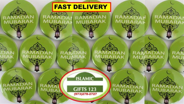 Green Ramadan Button Pins for Stylish Festive Accessories - Image 4