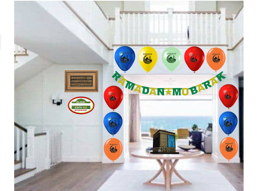 Ramadan Decor 21 PCS Banner+balloons Value pack - Image 4