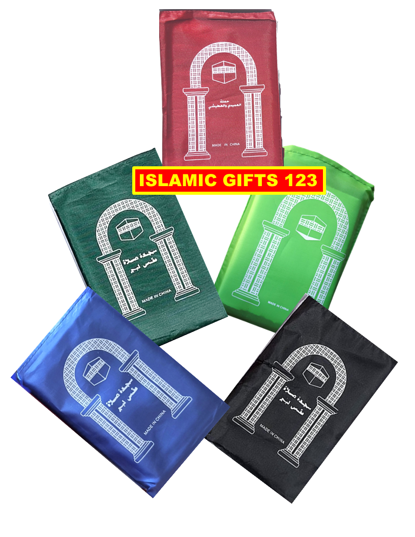 Portable Travel Prayer Mat Mix Waterproof Polyester Prayer Rug, Muslim Travel Prayer Mat - Image 3