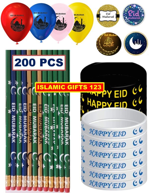 Eid Favors and Gifts Set (200Pcs) with 800+ Stickers – Free Delivery