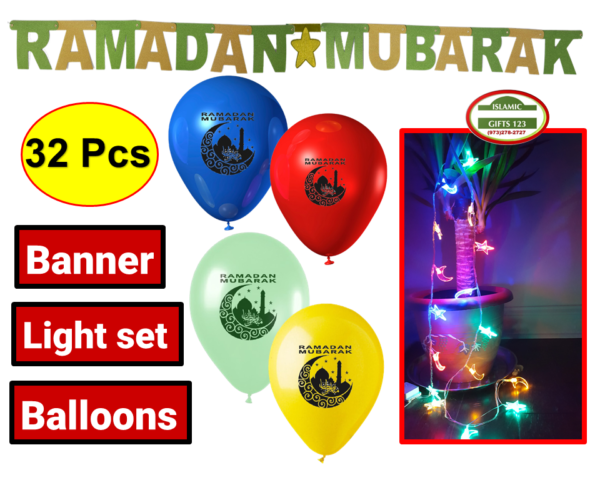 Ramadan Decoration 32 PCS Value Pack