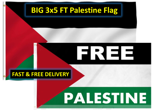 Free Palestine Flag – Large 3x5 Palestine Flag – Show Your Support - Image 2