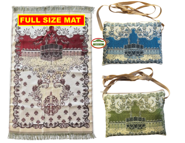 Fabric Travel Prayer Rugs-Portable Islamic Prayer Rugs Bulk-Egyptian