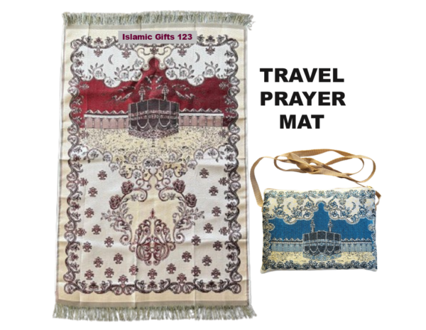 Fabric Travel Prayer Rugs-Portable Islamic Prayer Rugs Bulk-Egyptian - Image 2