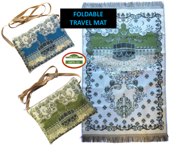 Fabric Travel Prayer Rugs-Portable Islamic Prayer Rugs Bulk-Egyptian - Image 5