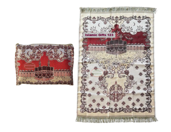 Fabric Travel Prayer Rugs-Portable Islamic Prayer Rugs Bulk-Egyptian - Image 6