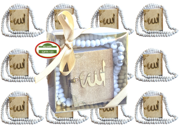 Quran Wedding Gift Sets with Tasbeeh Prayer Beads in Elegant Gift Box - Image 9