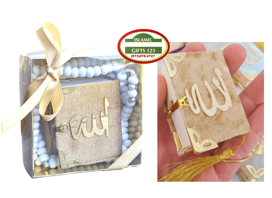 Quran Wedding Gift Sets with Tasbeeh Prayer Beads in Elegant Gift Box - Image 8