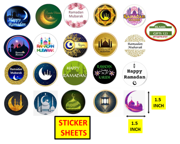 1.5 Inch Ramadan Stickers & Favor FREE SHIPPING - Image 4