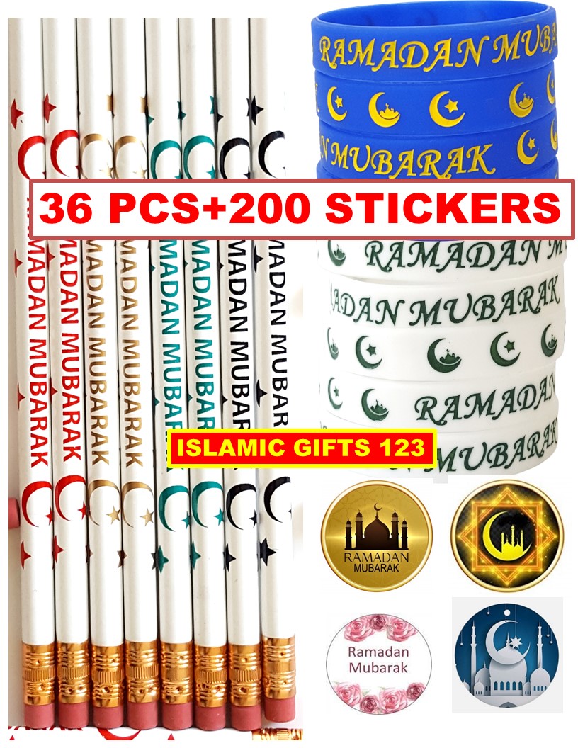 Ramadan Stickers & Favors – 236-Piece Set for Ramadan Gift Bags & Party Favors