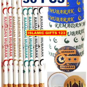 Ramadan 36-Piece Set with Buttons – Free Shipping