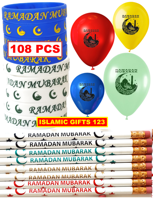 Ramadan Favors 108 PCS Pack – Perfect Ramadan Gifts and Party Favors