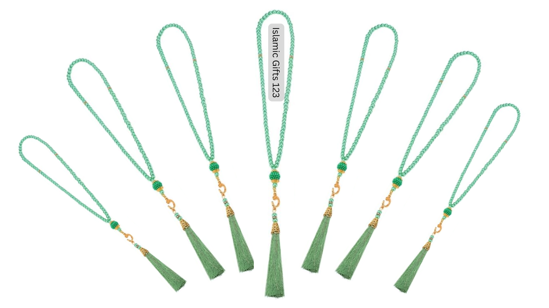 Tasbeeh Misbaha Acryl Prayer Beads in Bag–Islamic Gift Ramadan Gift - Image 4