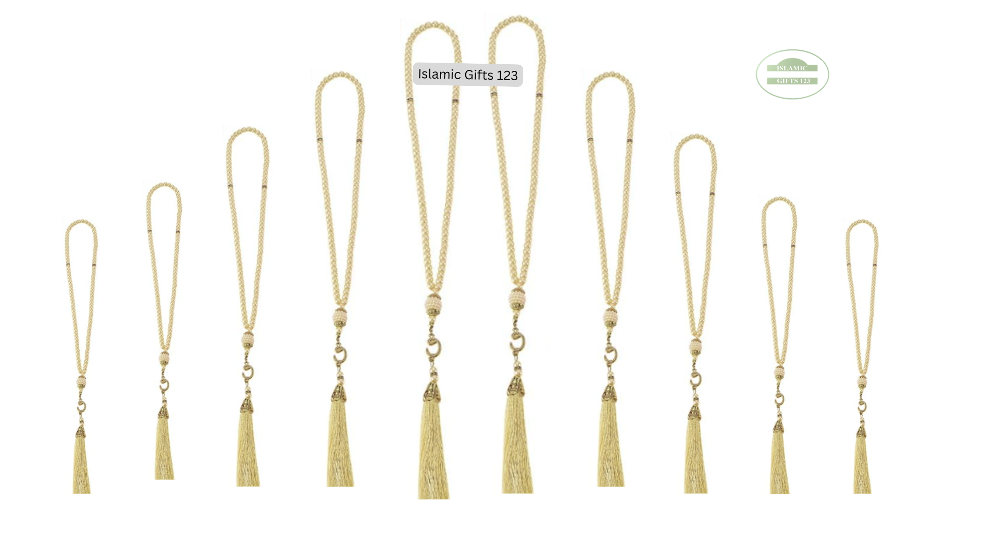 Tasbeeh Misbaha Acryl Prayer Beads in Bag–Islamic Gift Ramadan Gift - Image 8