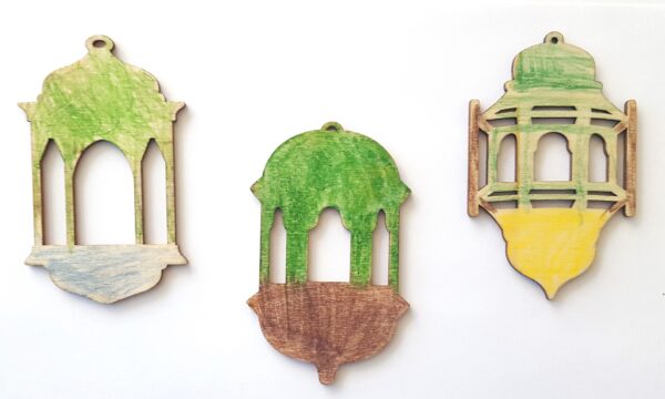 Ramadan Lantern DIY Wooden Cutout - Creative Ramadan Decor - Image 5