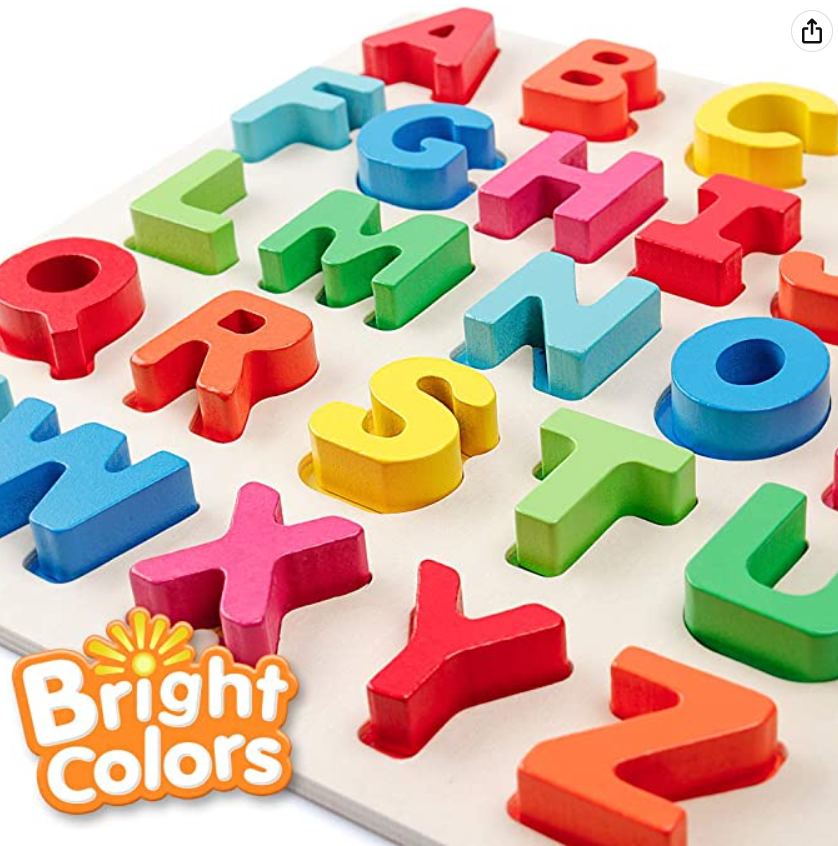 Arabic and English Wood Puzzle Set - Bilingual Learning for Kids - Image 4