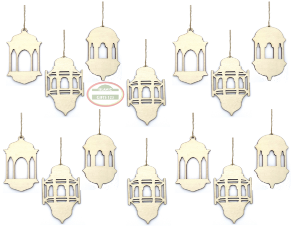 Ramadan Lantern DIY Wooden Cutout - Creative Ramadan Decor - Image 8