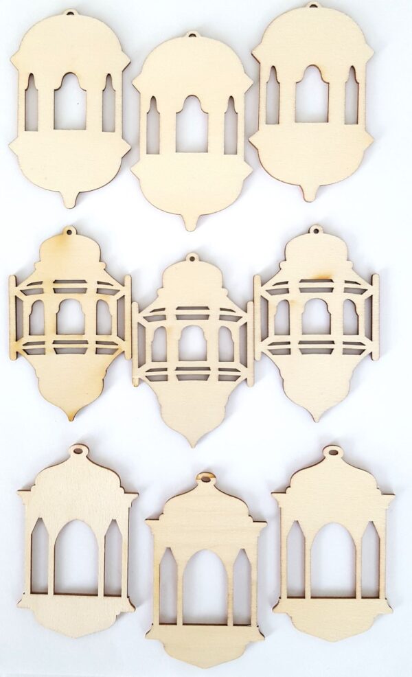 Ramadan Lantern DIY Wooden Cutout - Creative Ramadan Decor - Image 6