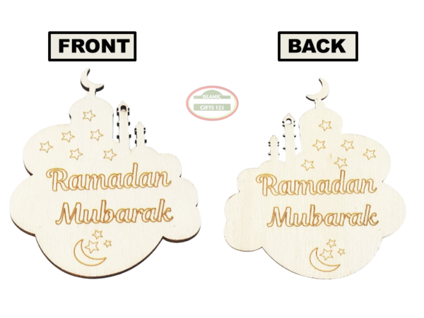 Ramadan Mubarak Masjid DIY Wooden Cutout - Personalized Ramadan Decor - Image 6