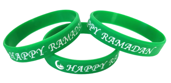 Happy Ramadan Green Wristbands – Perfect Favors for Ramadan Celebrations - Image 5
