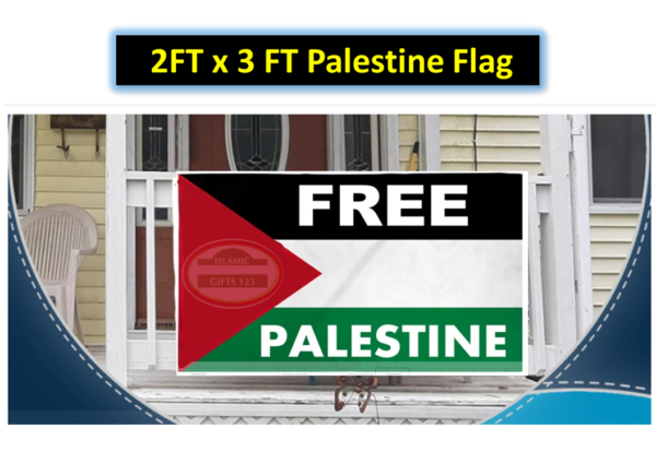 Free Palestine Flag - Medium Size 2'x3' | Support Palestine - Image 2