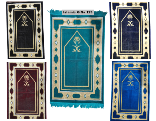 Islamic Prayer Rugs Turkish rugs 18 Oz High Quality Ramadan Gift - Image 2