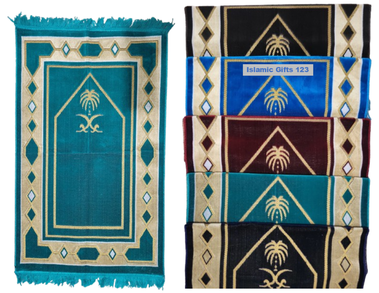 Islamic Prayer Rugs Turkish rugs 18 Oz High Quality Ramadan Gift - Image 5