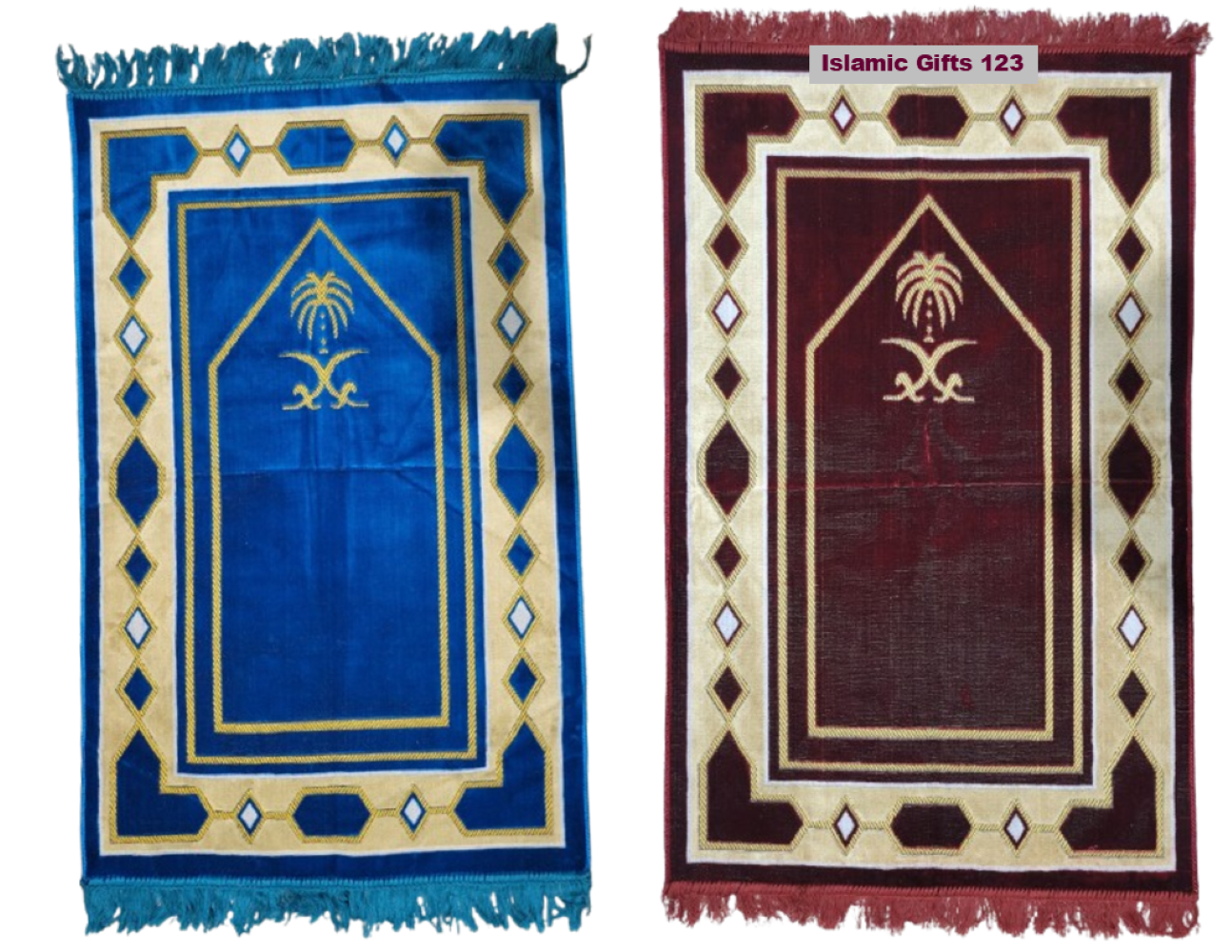 Islamic Prayer Rugs Turkish rugs 18 Oz High Quality Ramadan Gift